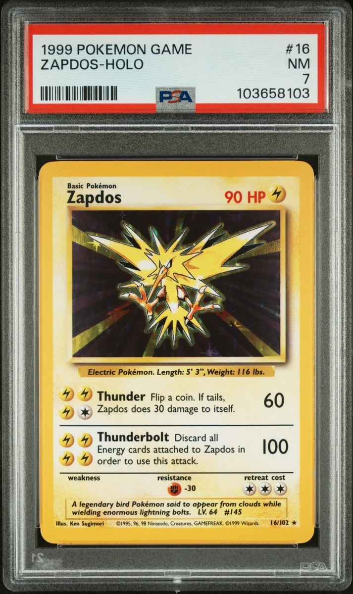 Pokémon TCG Base Set Grade 7 Individual Collectible Card Game
