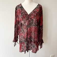 Vintage Women Lace Babydoll Asymmetrical Top ...