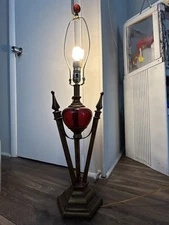 Vintage Excelsior Lamp With Brand New Shade