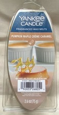 Yankee Candle Pumpkin Maple Caramel Fragranced Wax Melts - 2.6 Oz Made In USA