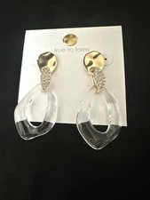 True To Form See Through Hoop Earrings Llightweight