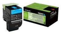 Lexmark 702XC - 70C2XC0 - Toner Cyan - FüR Cs510De, Cs510Dte