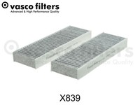 Innenraumfilter Vasco Filters David Vasco X839 Aktivkohlefilter FüR Opel Corsa 2
