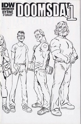 Doomsday.1 #1 IDW Byrne O'Grady 2003 Sub Cover Indie