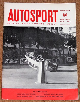 Autosport 6 Feb 1959 - MONTE CARLO RALLY - CLUB RACING REVIEW - LOTUS SUPER 7
