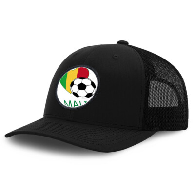 Patch Hat Trucker Baseball Cap Love Soccer Heart Mali Style 2 Olympics Sports