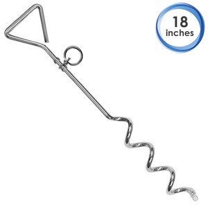 spiral tie out stake
