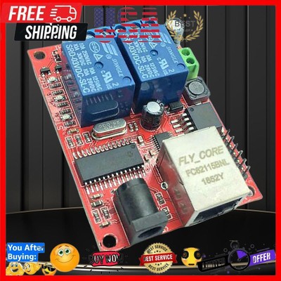 LAN Ethernet WEB Server Relay Board Delay Switch Useful Portable for Android APP