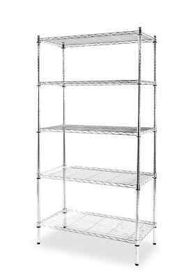 Hendi Küche-Lager-Regal-System mit 5 Böden Storage-Rack Chrom-Silber NEU
