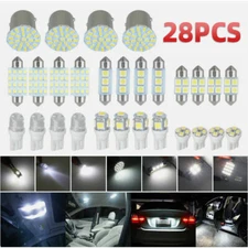 28x White light LED Interior Package Kit For 1999-2020 Ford F150 F250 F350 Duty