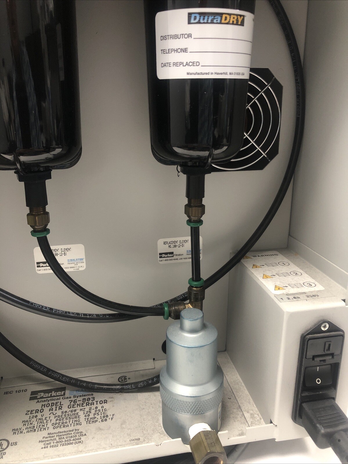 Parker Balston  Zero Air Generator Model 76-803