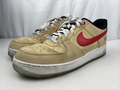 Nike Air Force 1 \'07 Men Size 12 LV8 Satellite Sesame University Red DQ7628 200 NIKE AIR FORCE 1  main image 4