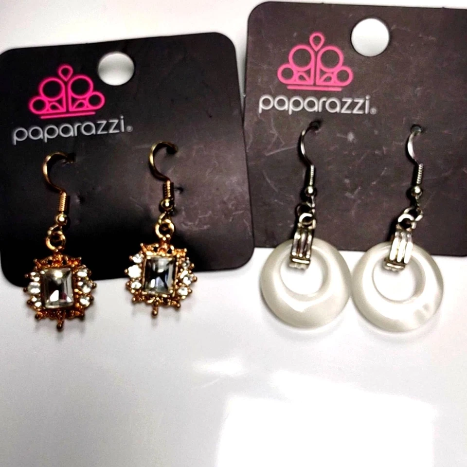 Paparazzi Earrings or Craft Charms with Various Shapes Fishhook Style Bundle - Image 4 of 4