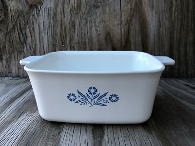 Corning Ware Cornflower Blue 7 X 5 1/2 X 3 Loaf 1 1/2 Quart Baking