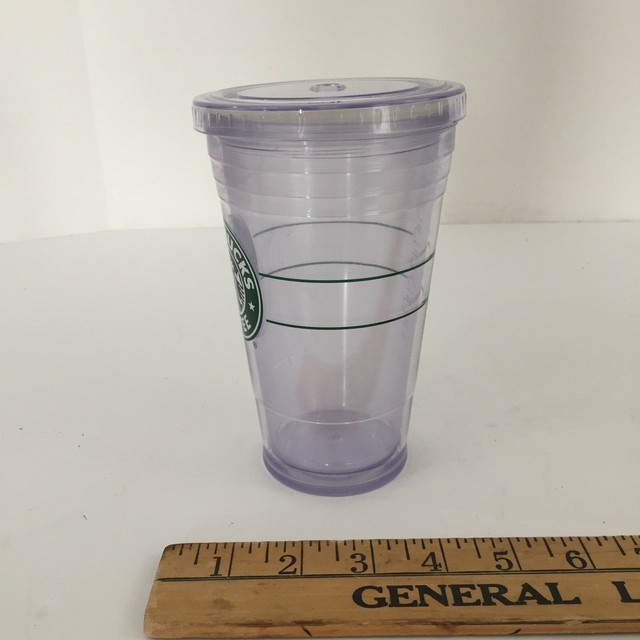 clear plastic starbucks cup