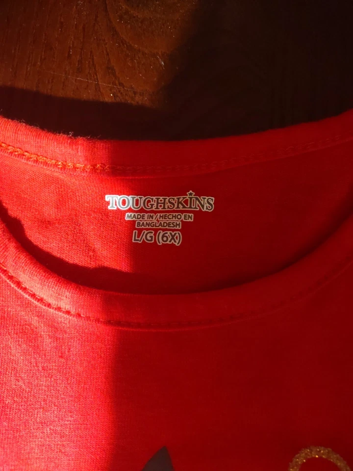 Camisa Toughskins Talla Grande 6X Niñas Pan de Jengibre "Tan Dulce"-Nueva-ENVÍO N24HR Foto 3 de 4