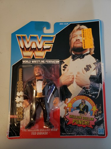 WWF Hasbro MOC Million Dollar Man Ted DiBiase Seri...