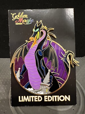 Disney Golden Magic 2018 Maleficent & DragonLE 300 pin set