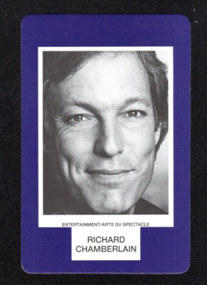 Richard Chamberlain Actor 1993 Face To Face Game Card Canadian Issue