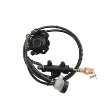 Rear Hydraulic Brake Assembly Caliper Master Cylinder Kit Go Kart Golf Cart ATV