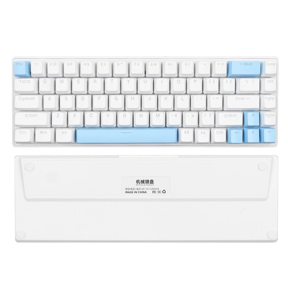 68-Key Compact RGB Mechanical Wired Keyboard with Backlit Design - BEA