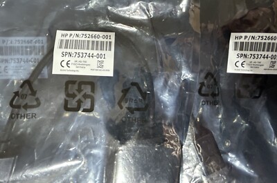 Lot Of 3 Factory Sealed HP DisplayPort to DVI Adapter - 752660-001 - 753744-001