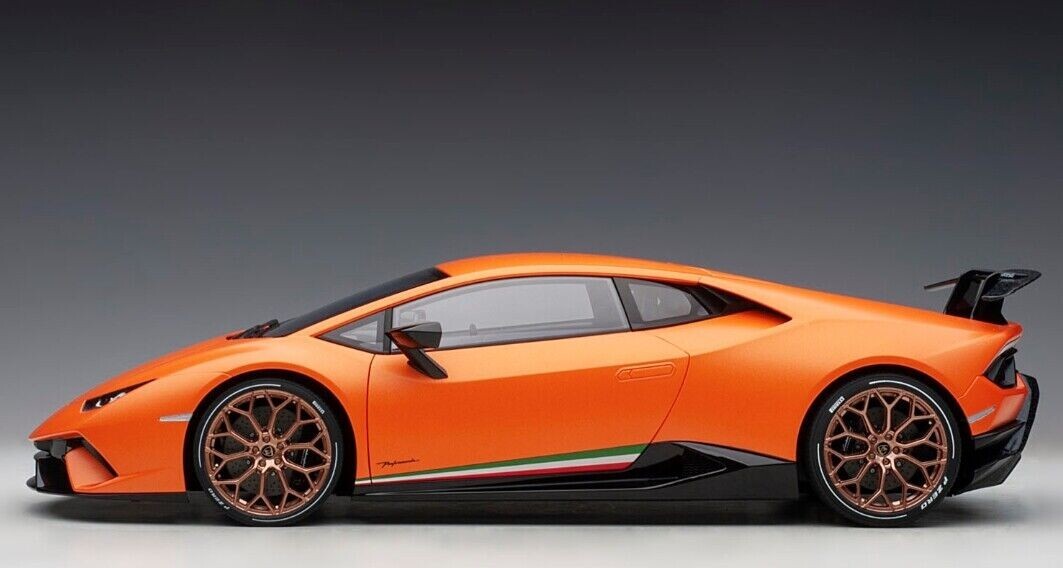 1/12 Lamborghini Huracan Performante Matt Orange Model Car By