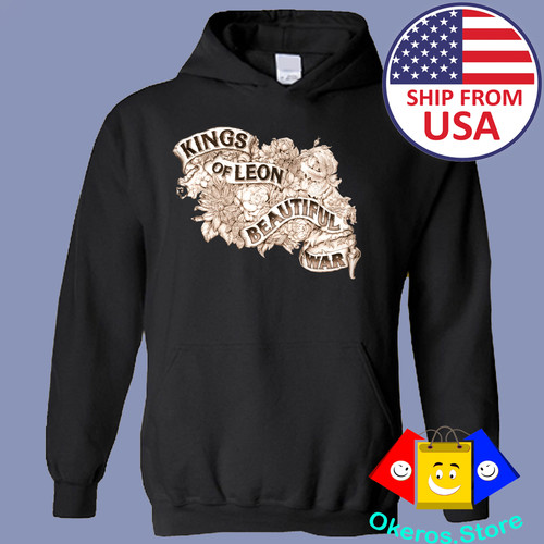 Kings Of Leon Beautiful War Men's Black Hoodie Sweatshirt Size S - 3XL
