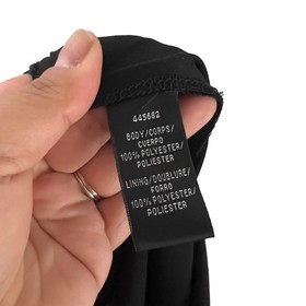 Monique Lhuillier Womens Black Brady Eyelet Trim Ruffle Sleeve Jumpsuit Size 8