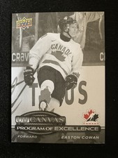 2025-26  Series 2 UD Canvas Blk&white Program Of Excellence Easton Cowan #C-262