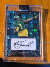 2023 Wild Card Noah Sewell Rookie RC Auto #8/8 Green Parallel WCS-72