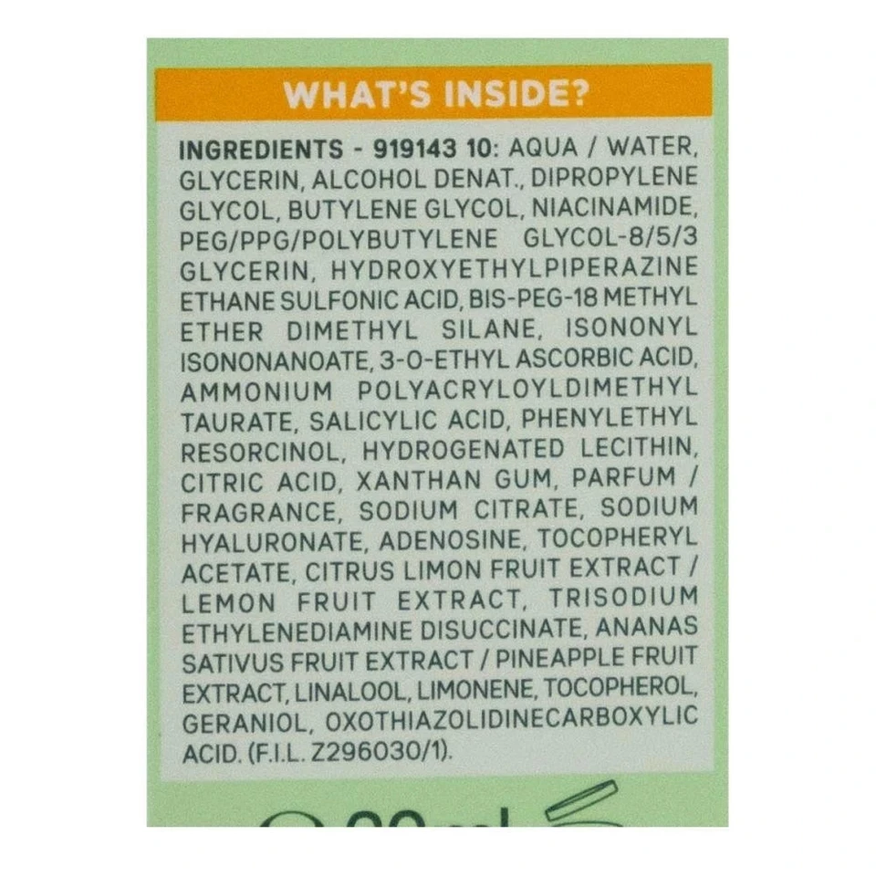 Garnier Skin Active Vitamin C Brightening Serum Anti Dark Spot Action 30ml NEW - image 4 of 4