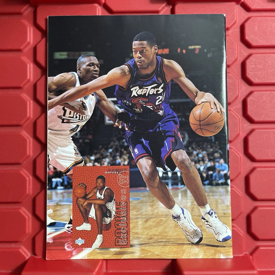 Beckett Basketball Monthly Tim Duncan David Robinson Marcus Camby September 1997 - Image 2 of 2