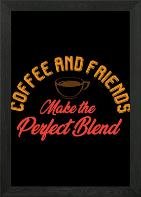 Kaffeegenuss Morgen Gerahmtes Wandbild Poster Leinwandbild Bild