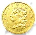 1834 Classic Gold Quarter Eagle $2.50 Coin - Certified PCGS XF Details - Rare!