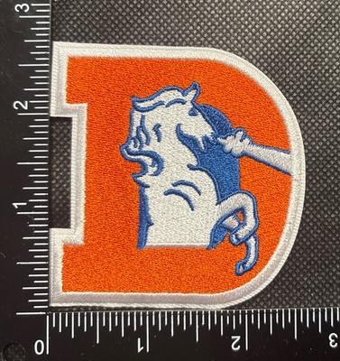 DENVER BRONCOS NFL FOOTBALL IRON ON EMBROIDERED PATCH SEE PHOTOS