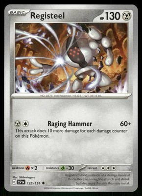Registeel 125/191 - Surging Sparks - Uncommon NM