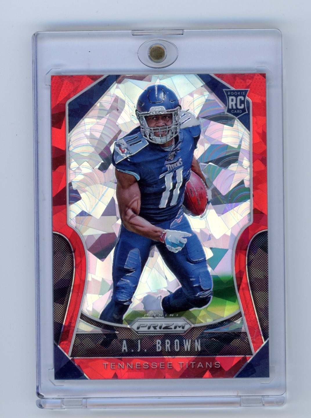 AJ Brown 2019 Prizm  RC Red Ice Rookie #344 Titans