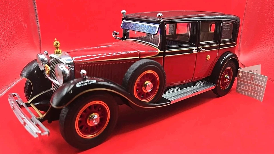 Franklin Mint 1935 Mercedes Benz 770K Grosser Emperor's Limusina 1/24 Diecast Nuevo Foto 2 de 4