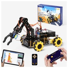 Robotics for Kids Ages 8-12, ACEBOTT Smart Robot Arm Car Kit with 5DOF, STEM ...