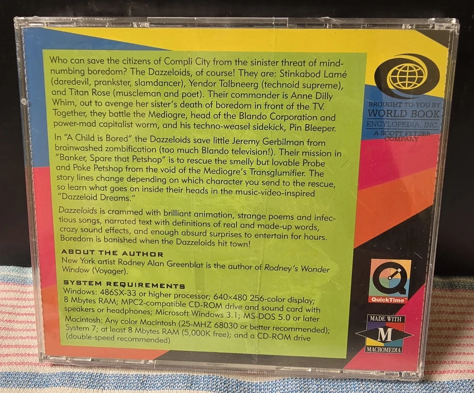 Dazzeloids -  New In Plastic (PC/Mac) Extremely Rare - Image 2 of 2