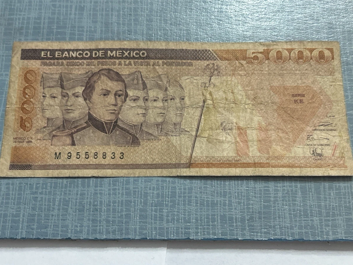 Mexican Paper Money 1989 for sale | eBay