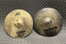 Sabian AA 13" Fusion Hats Hi Hat Cymbal Pair
