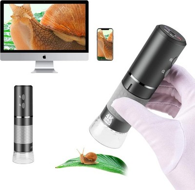 4K WiFi Digital Microscope   Wireless Handheld for iPhone Android Windows Mac