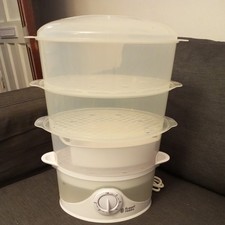 Russell Hobbs 9LT Food Steamer 3 Tier with 1L Rice Bowl & 60 Minute Timer 21140