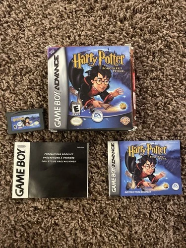 Harry Potter Sorcerer's Stone - Game Boy Advance GBA Complete In Box Tested