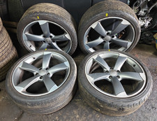 2008 - 2018 AUDI A4 B8 B8.5 BLACK EDITION ROTOR 19" ALLOY WHEEL SET 8K0601025AR