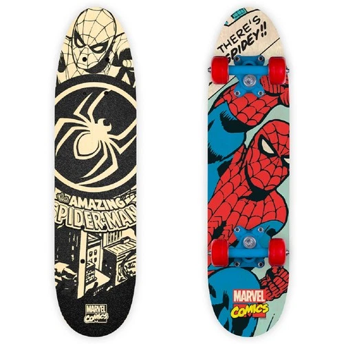 Spiderman 24 Inch - Heavy Duty Kids Skateboard with PVC Wheels and PP Trucks