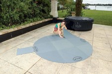 New* Lay Z Spa Hot Tub Round Outdoor Floor Insulating Protector Mat - Unboxed
