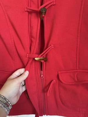 Love Women's Toggle Full Zip Hooded Sweatshirt Jacket With Pockets